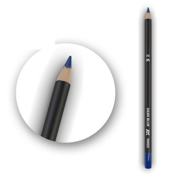 Watercolor Pencil Dark Blue