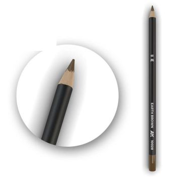 Watercolor Pencil Earth Brown