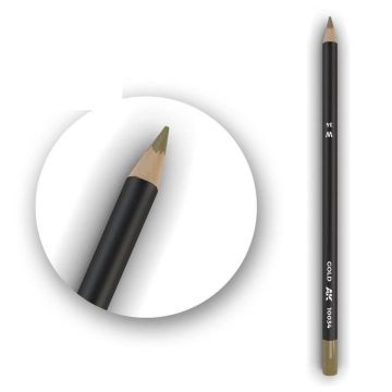 Watercolor Pencil Gold