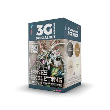 Wargame Color Set. Bones And Skeletons