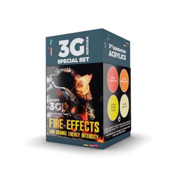 Wargame Color Set. Fire Effects.