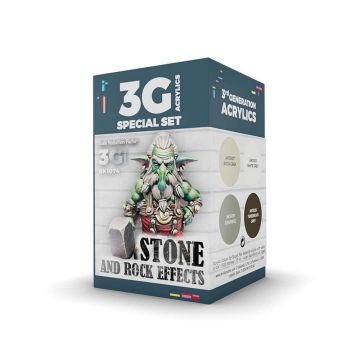 Wargame Color Set. Stone And Rock Effects.