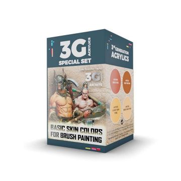 Wargame Color Set. Basic Skin Colors