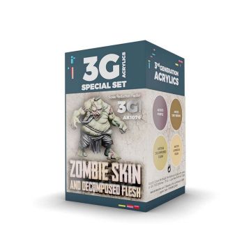 Wargame Color Set. Zombie Skin