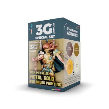 Wargame Color Set. Non Metallic Metal Gold (W.B.)