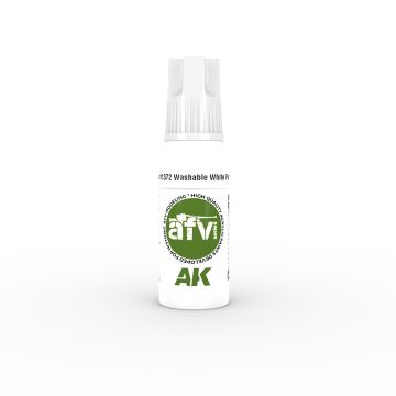 AK AFV Series: Washable White Paint 17ml