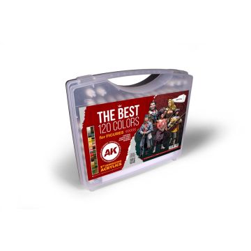 3rd Gen Plastic Briefcase 120 Figure Colors