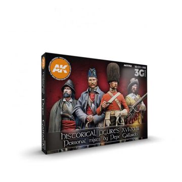 Hystorical Figures S. Xvi-xviii Signature Set By Pepe Gallardo
