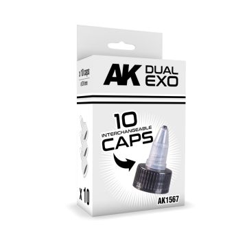 Set Black Caps (24mm Diameter)