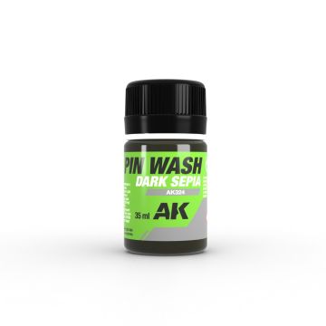 Dark Sepia Pin Wash