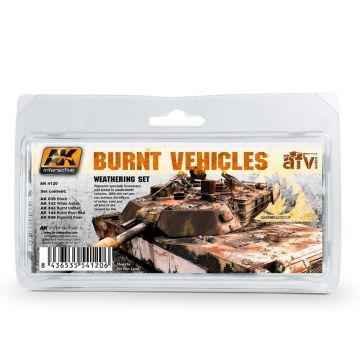 Burnt Vehicles Set