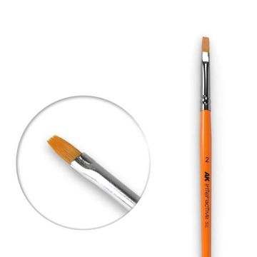 AK Brushes: Flat Brush 2 Synthetic