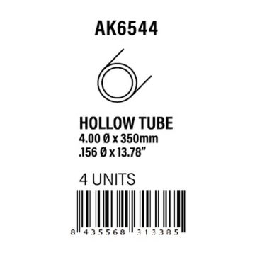 Hollow Tube 4.00d x 350mm (W.T. 0,7mm) - Styrene Strip