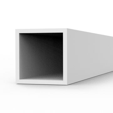 Square Hollow Tube 4.00 x 350mm (0,7mm) - Styrene Strip