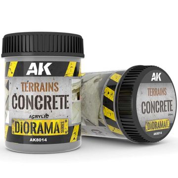 AK Diorama: Terrains Concrete - 250ml (Acrylic)