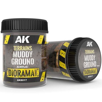 AK Diorama: Terrains Muddy Ground - 250ml (Acrylic)