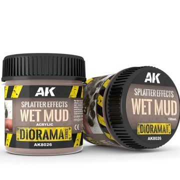 AK Diorama: Splatter Effects Wet Mud - 100ml - Base Product (Acrylic)