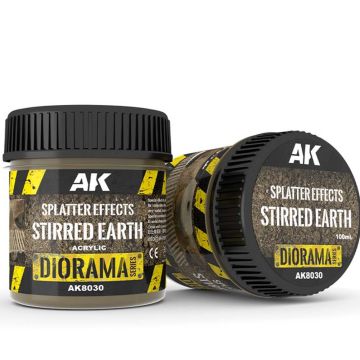 AK Diorama: Splatter Effects Stirred Earth - 100ml (Acrylic)