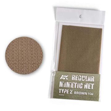 AK Accessories: Regular Camouflage Net Type 2 Brown