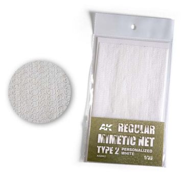 AK Accessories: Regular Camouflage Nettype 2 Personalized White