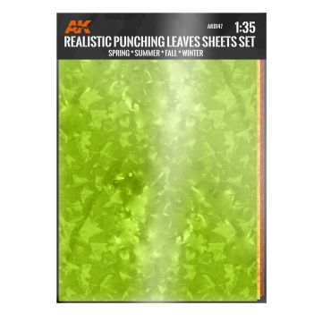 AK Tools: Punching Leaves Sheets Set (4 Units of A4-Size Sheets)