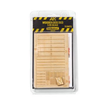 AK Diorama: Laser Cut Wooden Box 001 1:35. 5 Units
