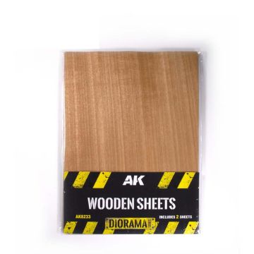 AK Diorama: Wooden Sheets Includes 2 Sheets
