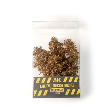 AK Diorama: Late Fall Filigree Bushes 1:35