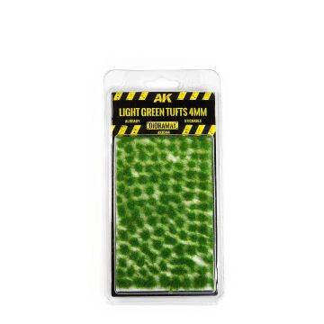 AK Diorama: Light Green Tufts 4mm