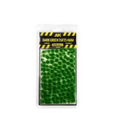 AK Diorama: Dark Green Tufts 4mm