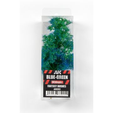 Fantasy Bushes: Blue-green