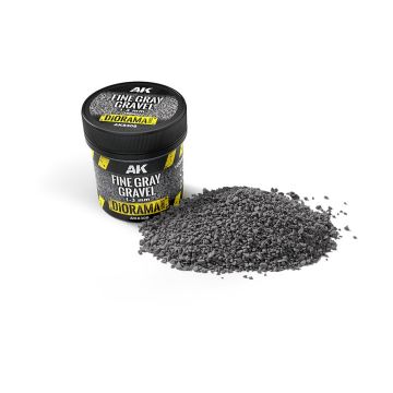 AK Basing Bits: Fine Gray Gravel 1-3mm 100ml