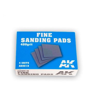 AK Tools: Fine Sanding Pads 400 grit. 4 units