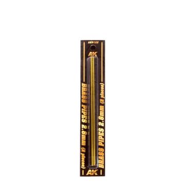 AK Diorama: Brass Pipes 2.8mm 2 Units