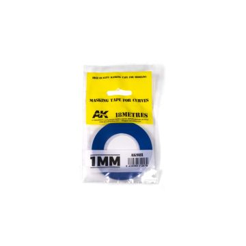 Blue Masking Tape For Curves 1mm