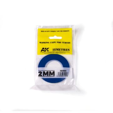 Blue Masking Tape For Curves 2mm