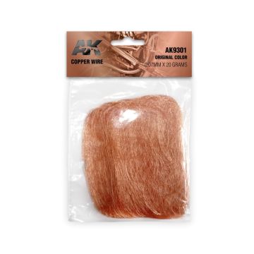 AK Accessories: Copper Wire 0.07mm X 20 Grams Original Color