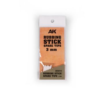 AK Tools: Rubbing Stick Spare Tips 3mm