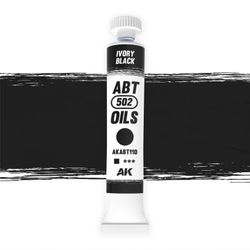 ABT 502 Oils - Ivory Black - 20ml