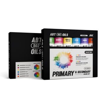 ABT 502 Oils - Primary & Secondary Colors Set