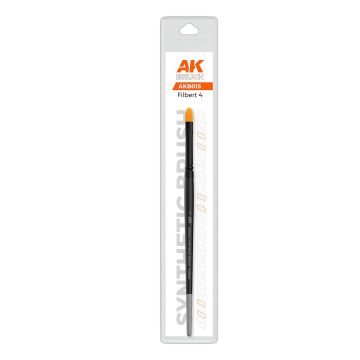 AK Brushes: Synthetic - Filbert 4