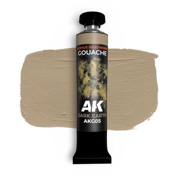 AK Gouache: Dark Earth 20ml