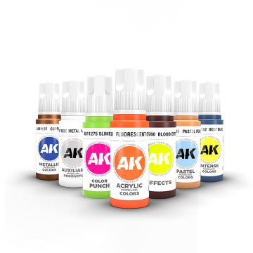 AK Interactive: 3rd Gen Acrylic Paints - Full Range Set