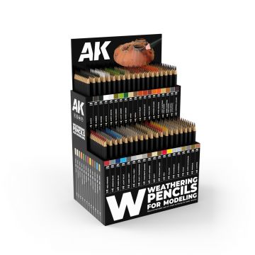 Weathering Pencils Display