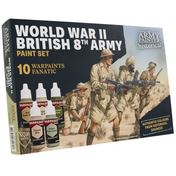 Historical: WWII British 8th Army Paint Set