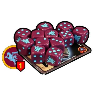 12 Custom Dice + Weapon Card Set for British 1st Airborne Division