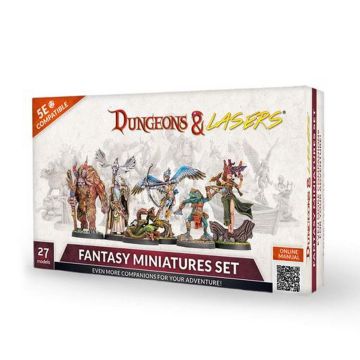 Fantasy Miniatures Set - Dungeons & Lasers