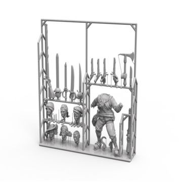 Port Royal: Customizable Female Character Sprue