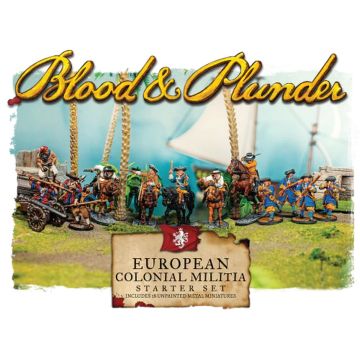 Blood & Plunder: European Colonial Militia Nationality Set - Metal