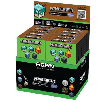 Minecraft (Series 2) - FiGPiN: Mystery Minis - Booster Box